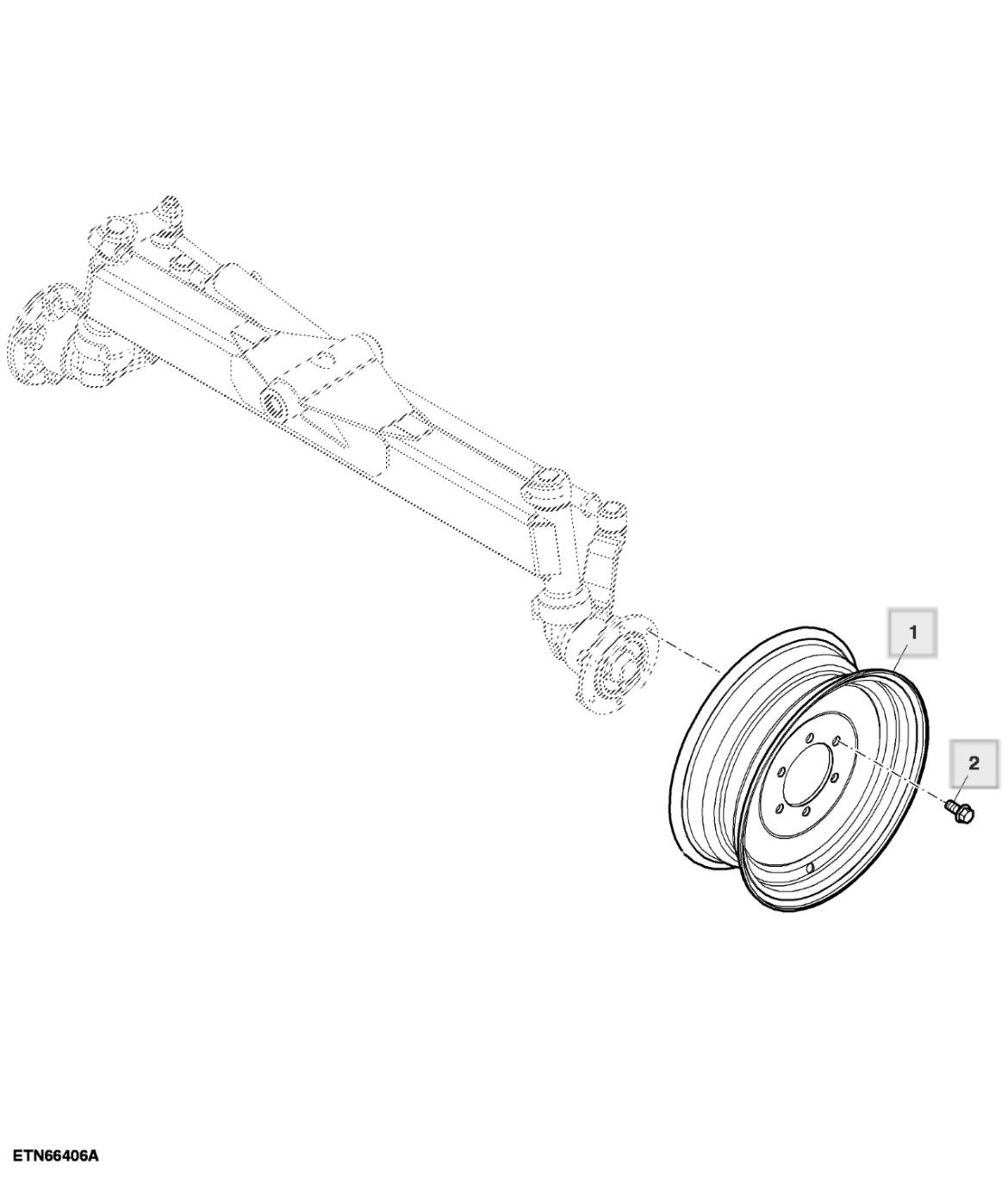 Bánh trước W5.5  XD16